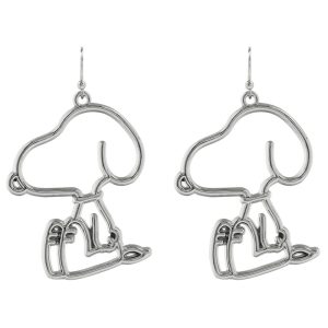 Peanuts silver earrings