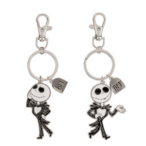 Disney Nightmare Before Christmas Jack Skellington Set 2 keychains