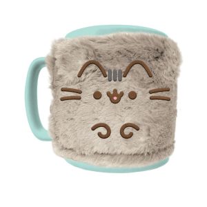 Pusheen Mug with teddy bear cover 440ml