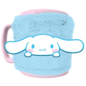 Hello Kitty Cinnamoroll Mug with teddy bear cover 440ml