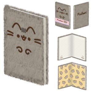 Pusheen plush notebook