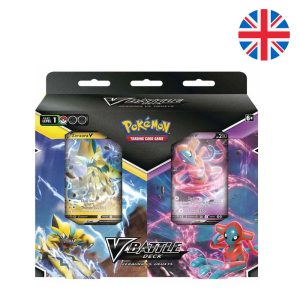 English Pokemon Deoxys vs Zeraora V Battle Deck playing cards