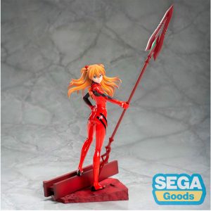 Evangelion 3.0 + 1.0 Thrice Upon a Time Asuka Shikinami Langley Spear of Cassius Luminasta figure 20cm
