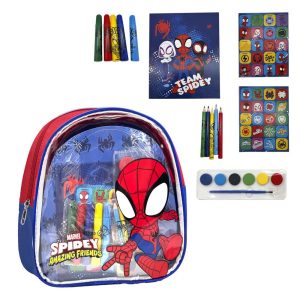 Marvel Spidey backpack stationery set