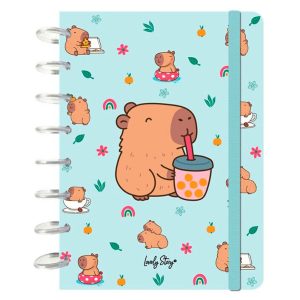 Capibara Bubble Tea A5 notebook