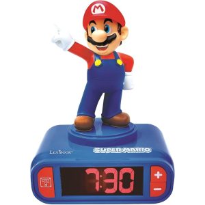 Super Mario Bros Mario Digital alarm clock night light