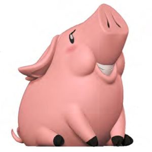 The Seven Deadly Sins Hawk money box figure 12cm