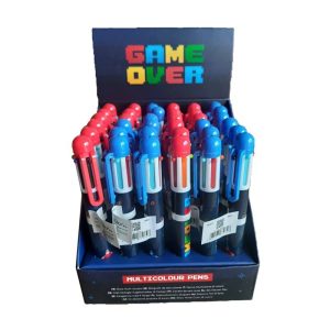 Game Over multicolour pen