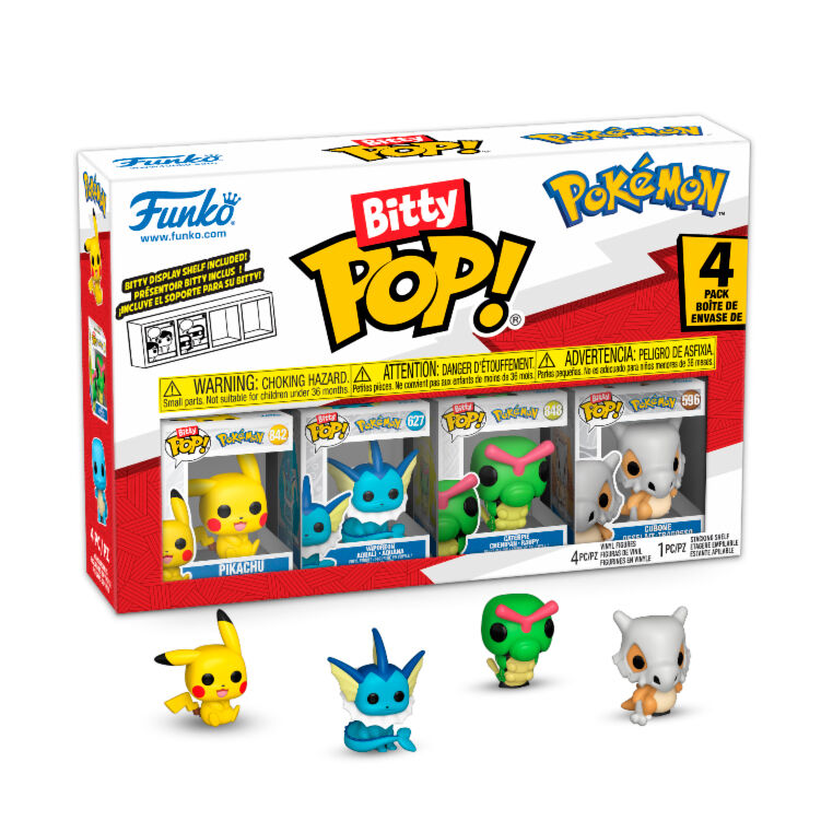 Blister 4 figures Bitty POP Pokemon Pikachu