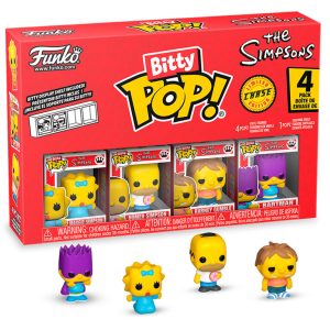 Blister 4 figures Bitty POP The Simpsons Maggie