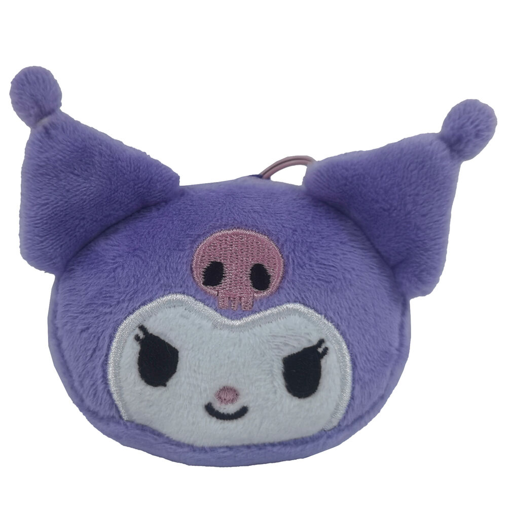 Hello Kitty Kuromi plush keychain