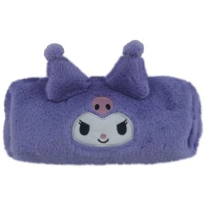 Hello Kitty Kuromi plush pencil case