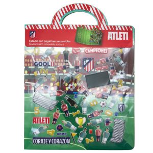 Atletico de Madrid reusable stadium 3D stickers book