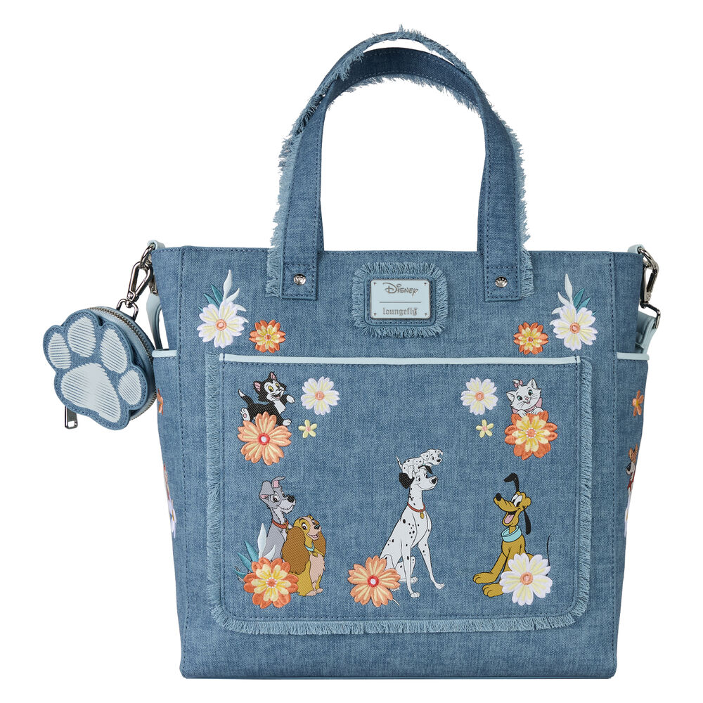 Loungefly Disney Denim Backpack bag + purse