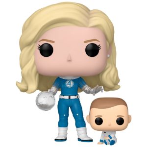 POP figure Marvel The Fantastic 4 Invisible Woman & Franklin