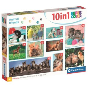 Animal Friends puzzle 18+30+48+60pzs