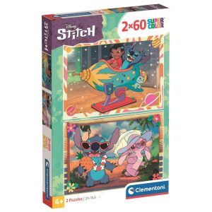 Disney Stitch puzzle 2x60pcs