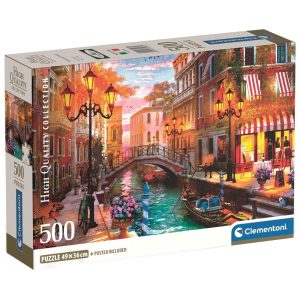 High Quality Sunset Over Venice puzzle 500pcs