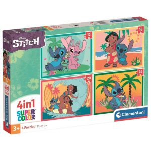 Disney Stitch puzzle 12+16+20+24pcs