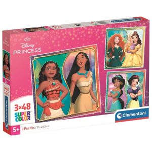 Disney Princess puzzle 3x48pcs