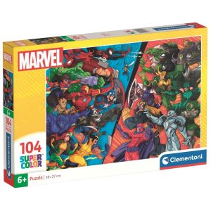 Marvel Heroes vs Villains puzzle 104pcs