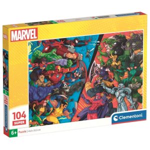 Marvel Heroes vs Villains super puzzle 104pcs