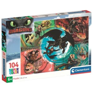 How to Train Your Dragon puzzle 104pcs