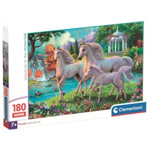 Unicorns at the Waterfall super puzzle 180pcs