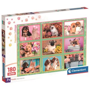 Puppies Collage super puzzle 180pcs