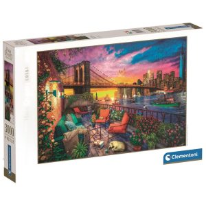 High Quality Manhattan Balcony Sunset puzzle 3000pcs