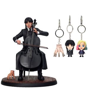 Wednesday figure Wednesday Cello + keychain