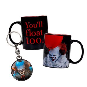IT Pennywise Mug + Metal keychain