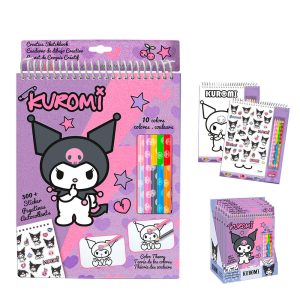 Hello Kitty Kuromi Colouring set + pencils