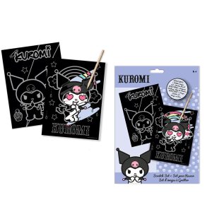 Hello Kitty Kuromi Scratch stationery set