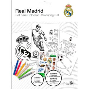 Real Madrid Sticker Colouring set