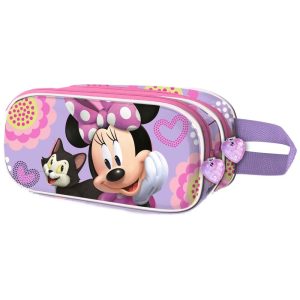 Disney Minnie Cat double 3D pencil case