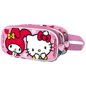 Hello Kitty and Friends Lovely double 3D pencil case