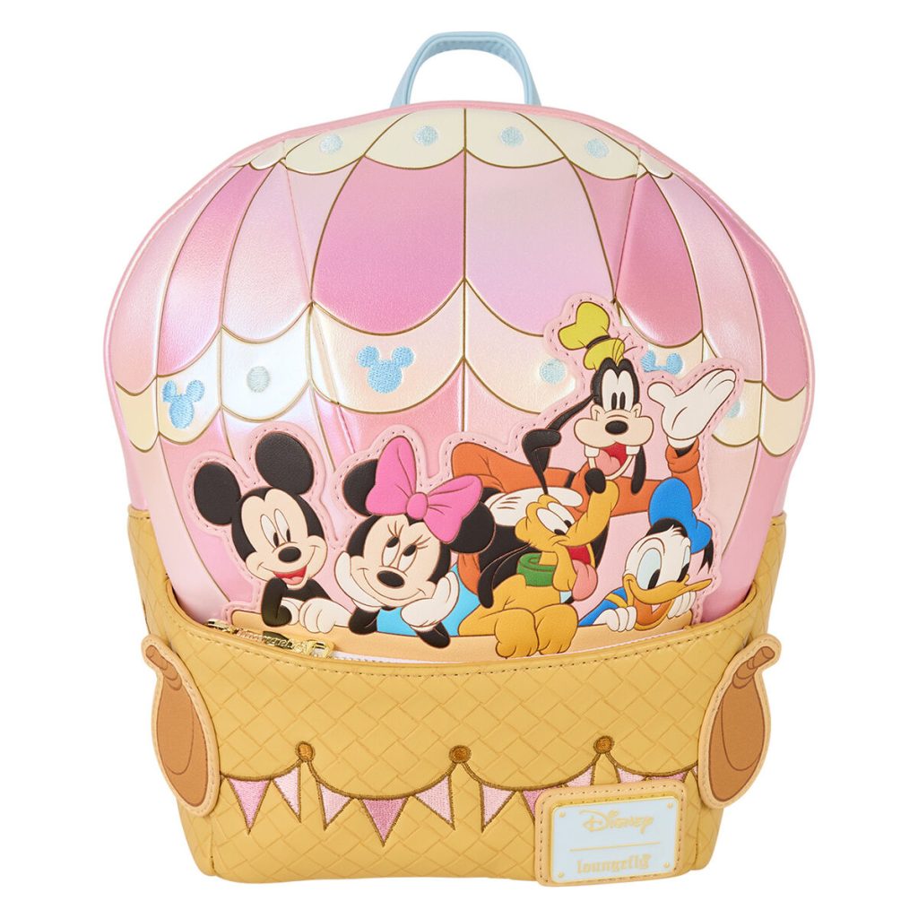 Loungefly Disney Mickey & Friends Shape Hot Air Balloon backpack 26cm