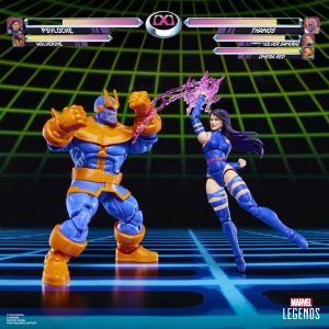 Marvel Legends Gameverse Psylocke vs Thanos pack 2 figures 15cm