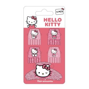 Hello Kitty Set 5 hair clips