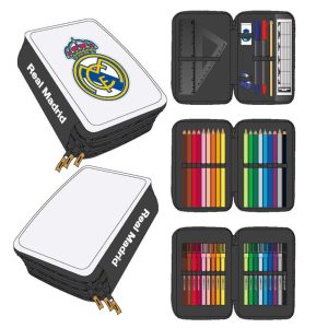 Real Madrid triple pencil case