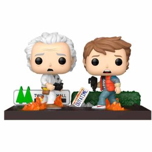 POP figure Moments Back to the Future Doc & Marty