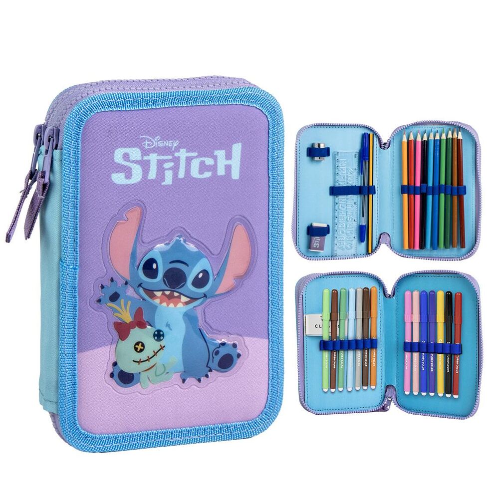 Disney Stitch double pencil case