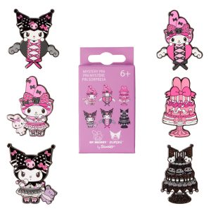 Loungefly Sanrio My Melody and Kuromi Blind Box Enamel Pin assorted
