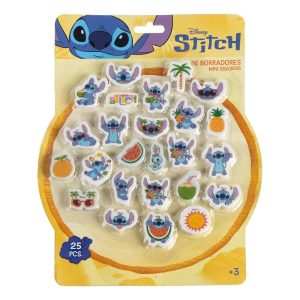 Disney Stitch set 25 erasers
