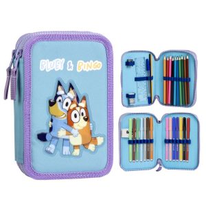 Bluey double pencil case