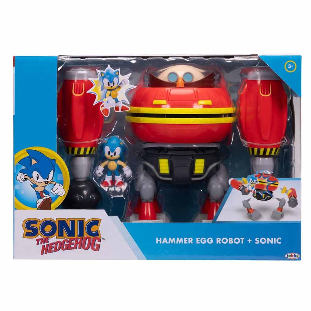 Sonic the Hedgehog Hammer Egg Robot playset