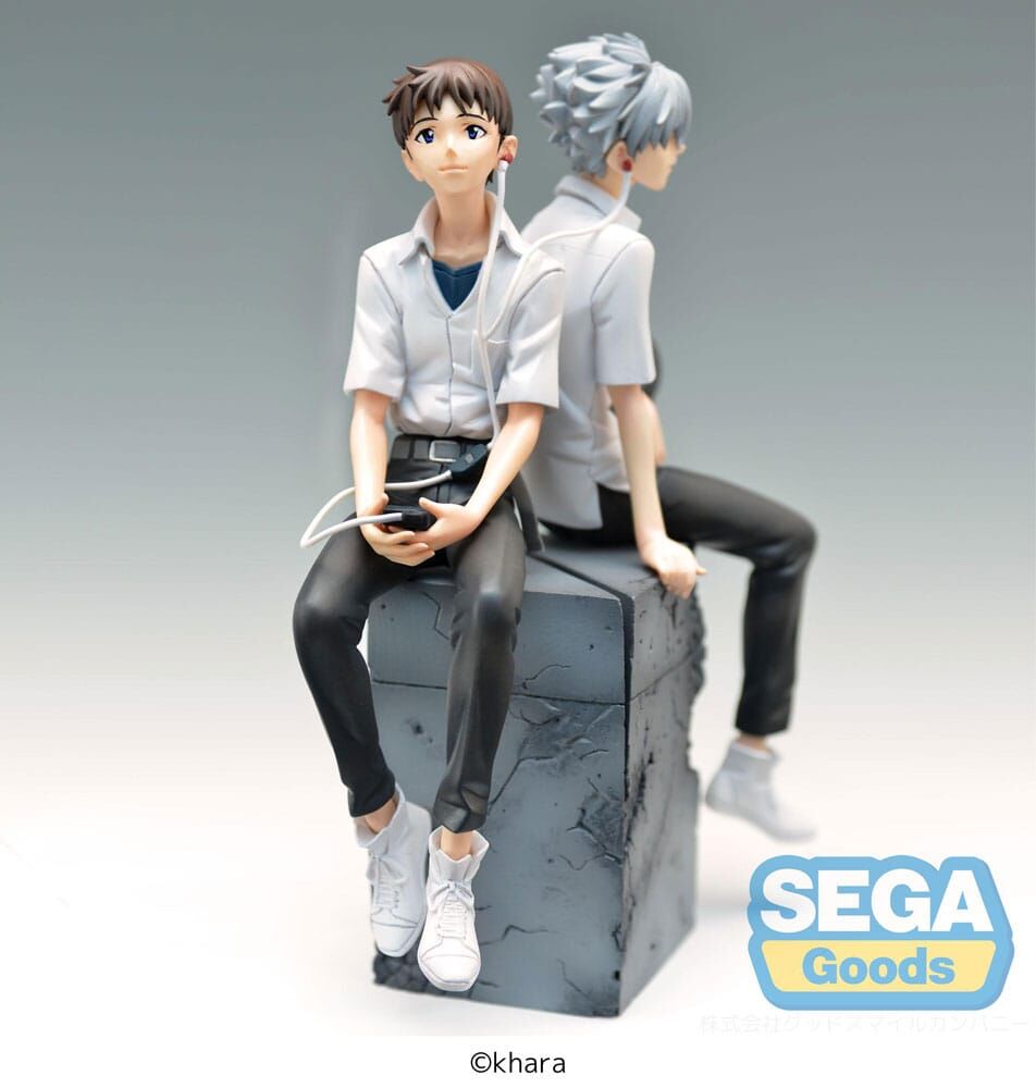 Rebuild of Evangelion Shinji Version Shinji & Kaworu Luminasta figure 17cm