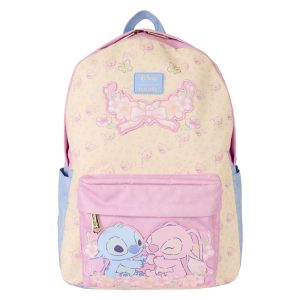 Loungefly Disney Stitch - Stitch & Angel nylon backpack 43cm
