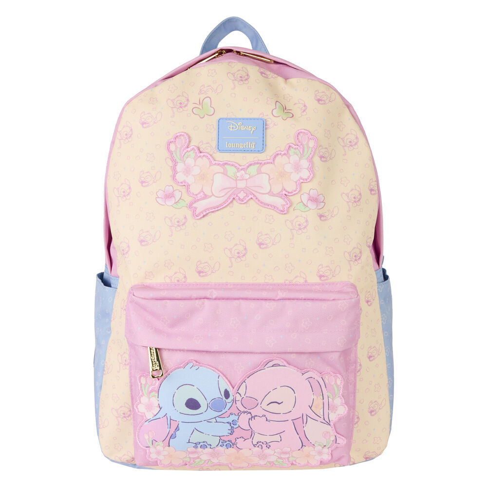Loungefly Disney Stitch - Stitch & Angel nylon backpack 43cm